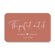 El partido perfecto boda elegante de terracota