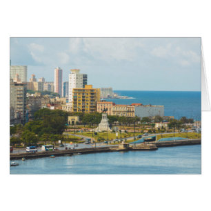 El paseo marítimo de La Habana, Cuba.