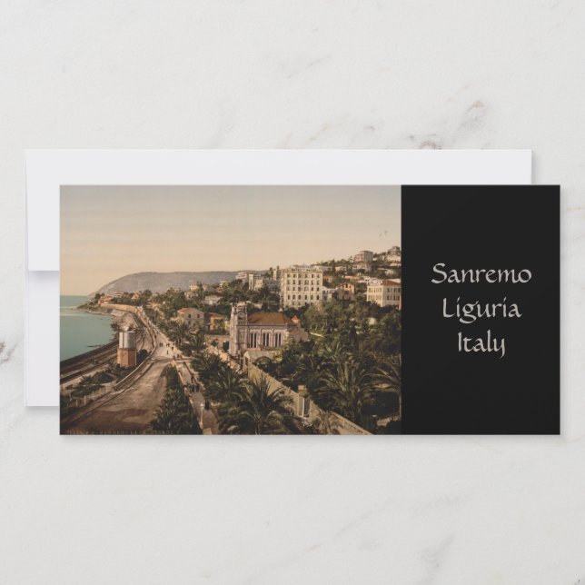 El Paseo, Sanremo, Liguria, Italia (Anverso)