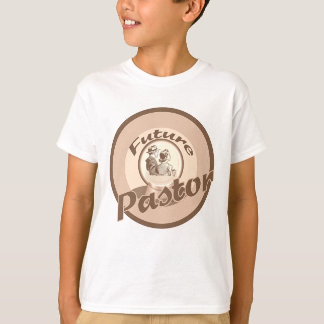 El pastor futuro embroma la camiseta del empleo (Anverso)