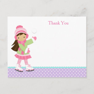 El patinaje de hielo le agradece las tarjetas