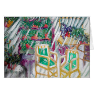 El patio - tarjeta
