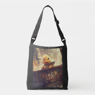 El pato oscuro sobre y descubrir la bolsa de cadáv