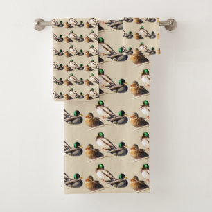 El pato silvestre Ducks las toallas de baño