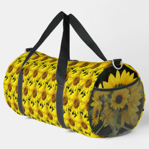 El patrón de girasoles se rompe. Bolsa de Duffle N