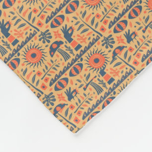 El patrón egipcio arroja mantas