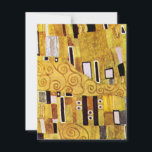 El patrón El beso de Gustav Klimt, Art Nouveau<br><div class="desc">El beso (detalle del patrón) de Gustav Klimt es una pintura simbolista de la era victoriana de arte fino vintage. Este detalle es de una pintura de amor y romance que presenta a una pareja romántica en varios tonos de oro, símbolos y patrones, compartiendo un beso contra un fondo de...</div>