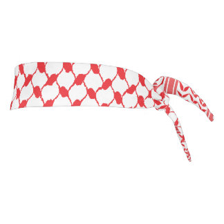 El patrón palestino de Keffiyeh rojo