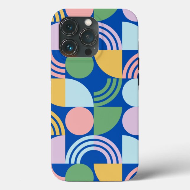 El patrón retro | Iphone 13 pro funda (Reverso )