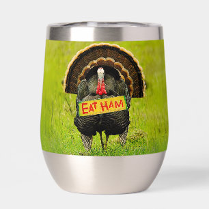 El pavo orgulloso de SlipperyJoe come jamón colgar