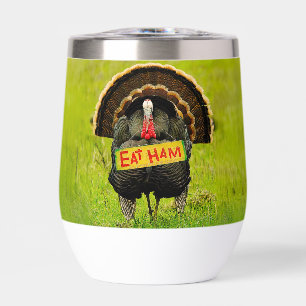 El pavo orgulloso de SlipperyJoe come jamón colgar