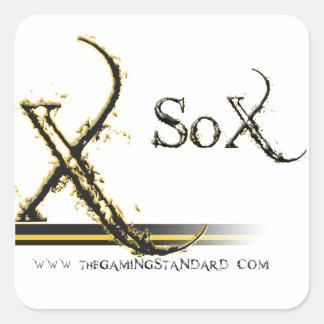 El Pegatina cuadrado estándar para juegos