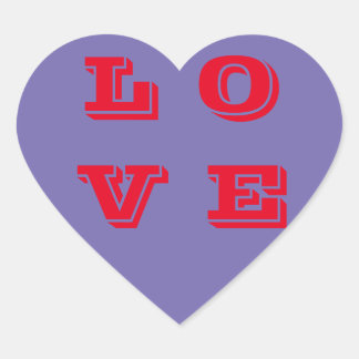 El pegatina de amor y las etiquetas