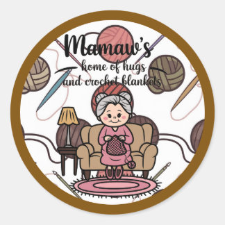 El pegatina de casa de Mamaw