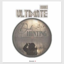 El pegatina de caza de pato más importante