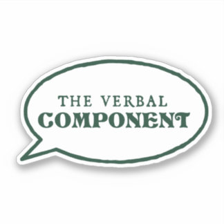 El Pegatina de componentes verbales
