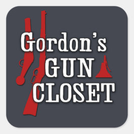 El pegatina de Gordon Gun Closet