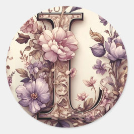 El Pegatina de la carta L sobre sobre