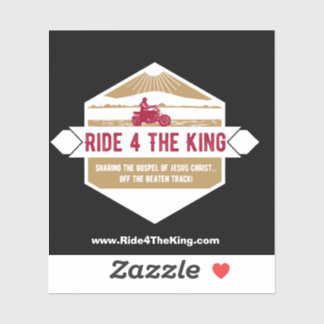 El pegatina de la motocicleta King Christian