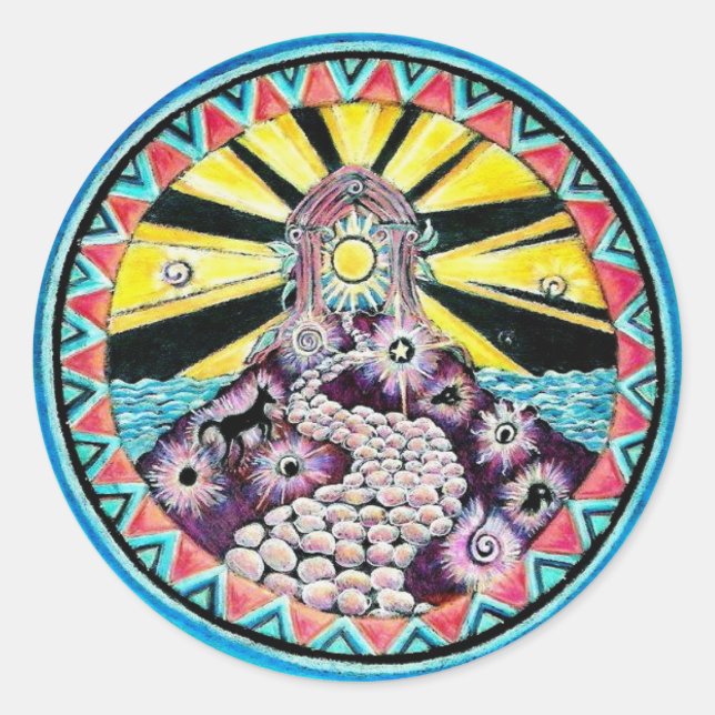 El Pegatina de Path Mandala (Anverso)