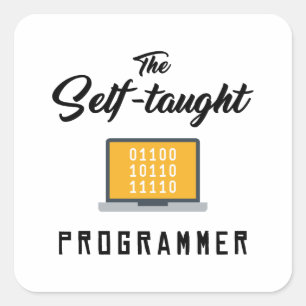 El Pegatina de programadores autodidacta