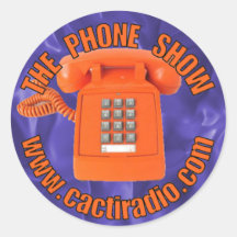 El Pegatina de redondeo del programa de teléfono c