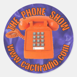 El Pegatina de redondeo del programa de teléfono c