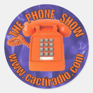 El Pegatina de redondeo del programa de teléfono c