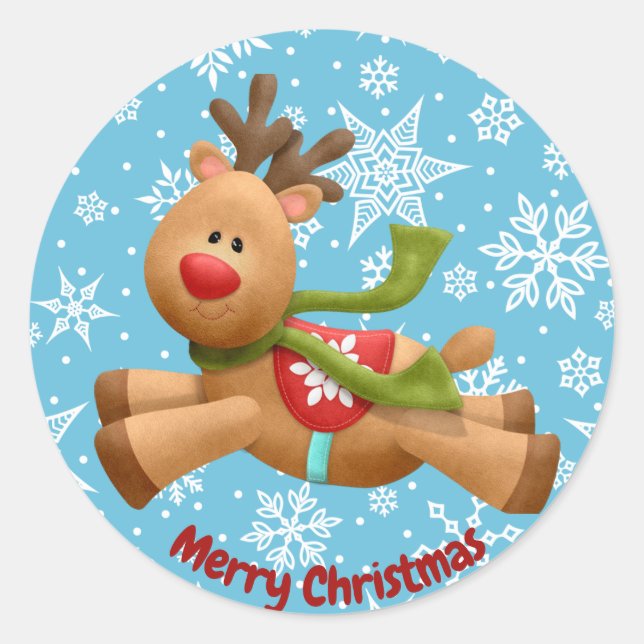 El Pegatina de renos de Santa María (Anverso)