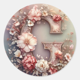 El Pegatina de sobre de la letra G