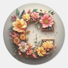 El Pegatina de sobres de la letra C