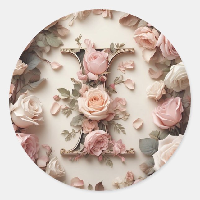 El Pegatina de sobres de la letra I (Anverso)