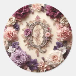 El Pegatina de sobres de la letra Q