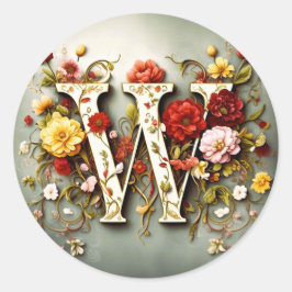 El Pegatina de sobres de la letra W