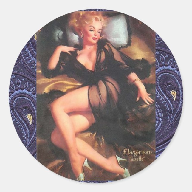 El pegatina de Suzette (Anverso)