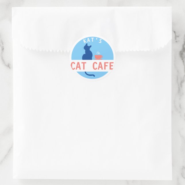 El Pegatina del Cat Cafe de Kat (Bolso)