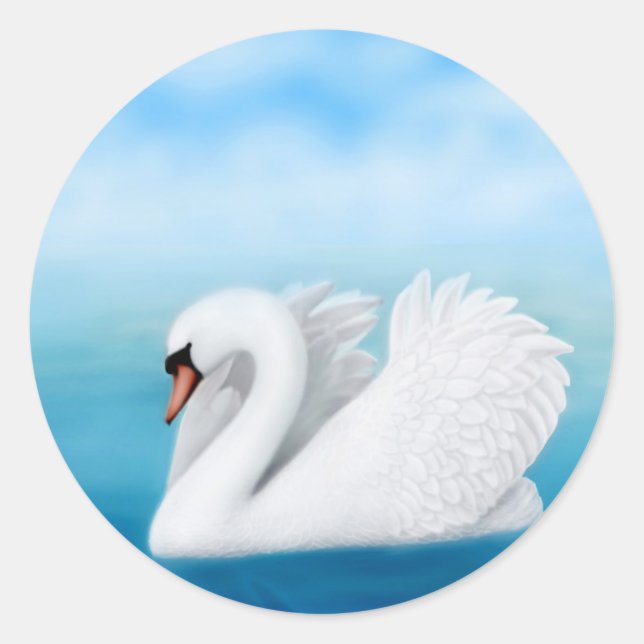 El Pegatina del cisne mudo (Anverso)