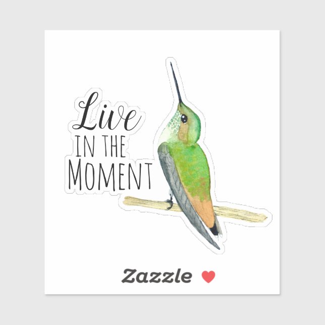 El Pegatina del colibrí de Allen (Hoja)