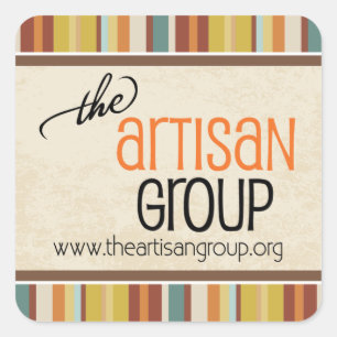 El pegatina del grupo del artesano (cuadrado)