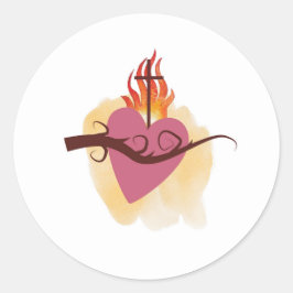 El Pegatina del Sagrado Corazón por la cotidianida