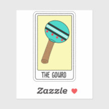 El Pegatina Gourd-Tarot Card-Vinyl