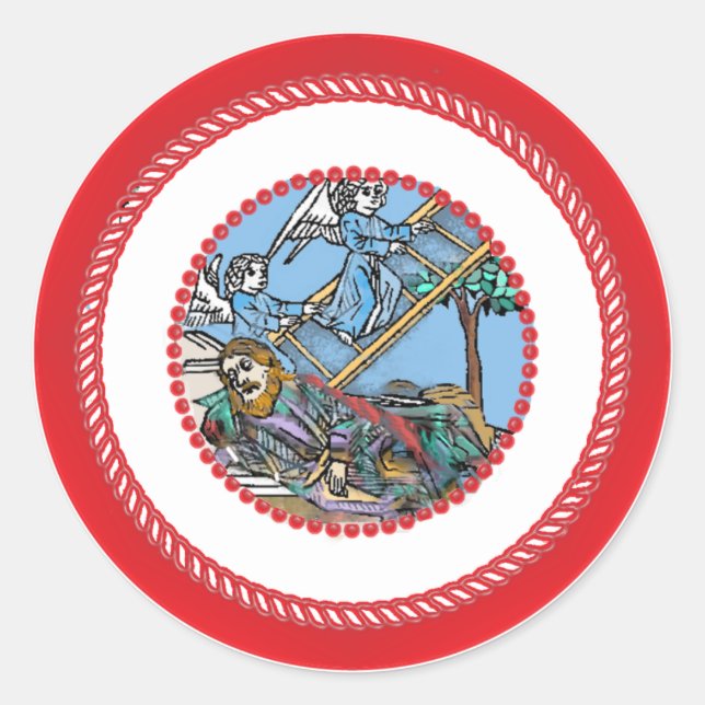 El Pegatina mayor de Jesse Tree Jacob (Anverso)