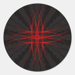 El Pegatina rojo ~ fractal