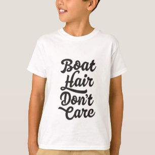 El pelo del barco no cuida la camiseta de los
