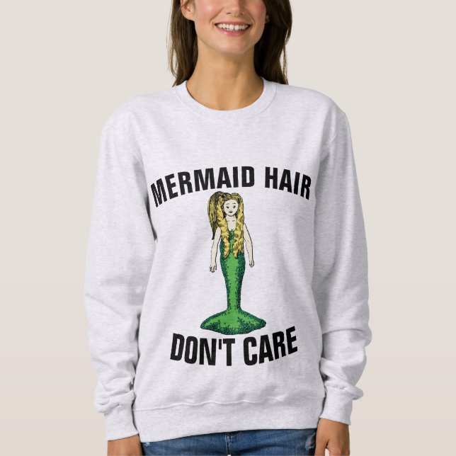 EL PELO MERMAID NO SE IMPORTA LAS Camisetas (Anverso)