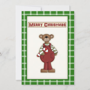 El peluche lindo del navidad refiere la invitación