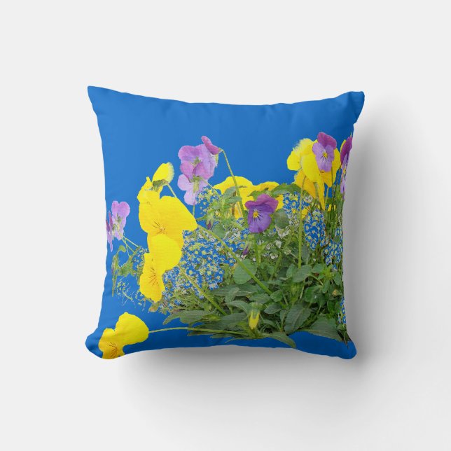 El pensamiento florece la almohada (Anverso)