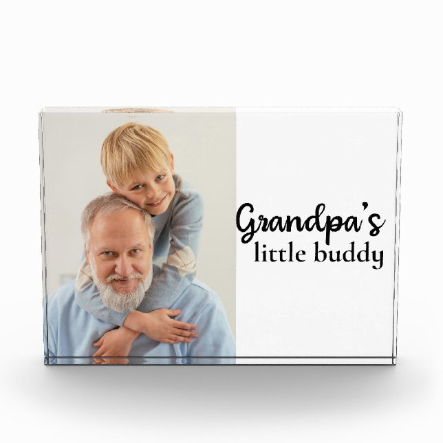 El pequeño amigo del abuelo con foto (Anverso)