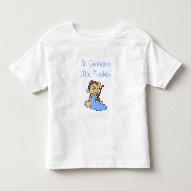 El pequeño mono del abuelo - camisetas y regalos a (Anverso)