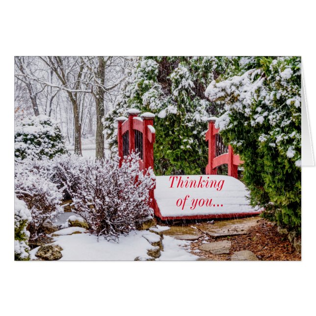 El pequeño puente rojo que piensa en tu carta (Anverso (Horizontal))